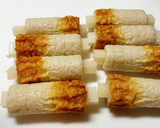 おうち居酒屋♡お餅とちくわの照り焼き作り方3写真