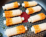 おうち居酒屋♡お餅とちくわの照り焼き作り方4写真