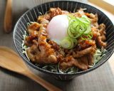 きび酢ドレッシングで豚の生姜焼き丼作り方5写真