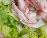 リカちゃん♡かぶの塩漬けレタスバラ肉炒め作り方7写真