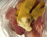 鶏むねのカレー風味焼き作り方2写真