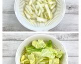 食材２つで主役＊豚バラ白菜の麺つゆ炒め＊作り方2写真