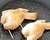 海老と舞茸を詰めた鶏手羽先ロースト♪作り方6写真