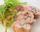 海老と舞茸を詰めた鶏手羽先ロースト♪作り方7写真