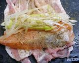 簡単！銀鮭の肉巻き☆洋風ホイル焼き作り方2写真