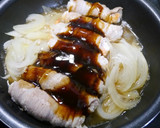 簡単！エビ肉巻きのとんかつソース炒め作り方4写真