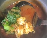 えびとブロッコリーのトマトカレースープ作り方9写真