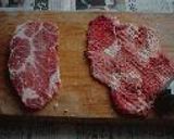 「豚丼」の具作り方1写真