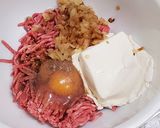 大根おろしで食べる豆腐ハンバーグ作り方3写真