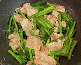 ほうれん草と豚バラ肉のニンニク炒め作り方6写真
