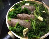 　ケールと肉巻き作り方3写真