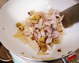 豚骨ラーメンで作る大根のペペロンチーノ作り方5写真