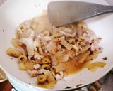 豚骨ラーメンで作る大根のペペロンチーノ作り方7写真