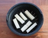 硬いお餅を美味しく!餅のみたらしだんご風作り方2写真