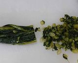 野沢菜漬け炒めチャーハン作り方1写真