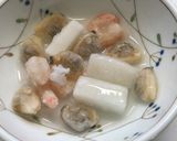 牡蠣と魚介のラグースパゲティ作り方3写真