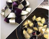 チキンと揚げなすのバター醤油作り方2写真