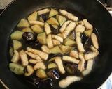 チキンと揚げなすのバター醤油作り方6写真