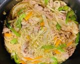 水増しレシピ☆切り干し大根の牛肉丼！作り方3写真