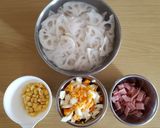 レンジで簡単♪れんこんのマヨタマサラダ作り方1写真
