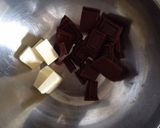 バレンタイン色のチョコブラウニー作り方2写真