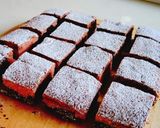 バレンタイン色のチョコブラウニー作り方20写真