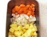 たっぷり野菜のあったか豆乳ミルクスープ作り方1写真