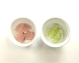 【離乳食中期】きゅうりとかぼちゃのサラダ作り方2写真