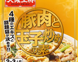 簡単味付け親子丼☆豚肉と玉子炒めの素で！作り方1写真