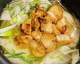 バター香る！帆立と葱の炊き込みご飯作り方5写真