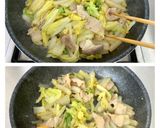 食材２つで主役＊豚バラ白菜の麺つゆ炒め＊作り方7写真