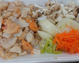 ホタテと野菜のかき揚げ丼作り方1写真