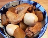 手羽先と大根の煮物作り方8写真