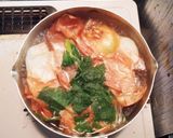 簡単☆レタスと卵のスープ作り方1写真