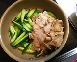 📖掲載✨豚こま肉ときゅうりのニンニク炒め作り方8写真
