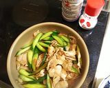 📖掲載✨豚こま肉ときゅうりのニンニク炒め作り方9写真