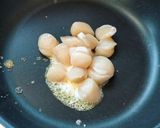 ホタテ貝柱のバター醤油パスタ作り方3写真