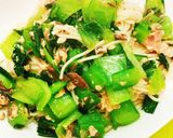 超簡単!チンゲンサイ・鯖缶・チャンプルー作り方3写真