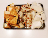 簡単!!大根と厚揚げ,焼き竹輪の煮物作り方1写真