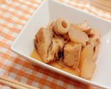 簡単!!大根と厚揚げ,焼き竹輪の煮物作り方4写真