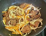 レバーとほうれん草のオイスターソース炒め作り方9写真