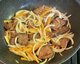 レバーとほうれん草のオイスターソース炒め作り方9写真