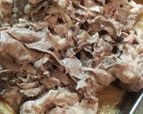ネギをもりもり食べる肉豆腐作り方3写真