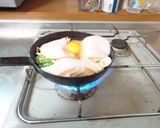 最速の野菜たっぷりハムエッグ作り方6写真