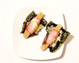 玄米スティックの磯部ベーコンチーズ作り方5写真