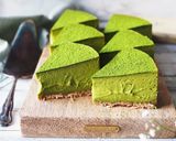抹茶のチョコレートチーズケーキ作り方14写真