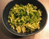 満腹鳥ムネ肉丼　ダイエット料理作り方4写真