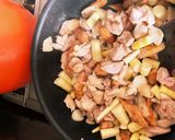 鶏肉と細筍の煮物作り方3写真