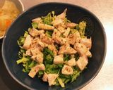 満腹鳥ムネ肉丼　ダイエット料理作り方6写真
