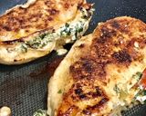 ほうれん草とパプリカの挟み焼きチキン✿作り方10写真